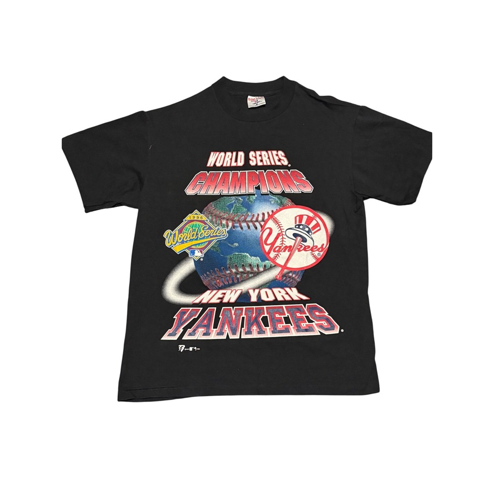 Vintage 1996 New York Yankees World Series Champions Shirt Sof Tee Tee Jays M